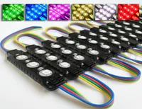 Super Bright 12V 5050 RGB LED Module Light Strip Tape Lamp 3LEDs Injection Black ABS Waterproof Multi Color Change Front Window Ch4467973