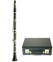 Buffet Crampon Paris E13 BB Clarinet 17 Key B Flat BakeliteBony Body Nickel Plated Musical Instrument med munstycke Accessorie6528658