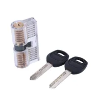 Clear 7Pin Dimple Practice Cylinder Lock Locksmith Training Practice Lock for Beginners2353952