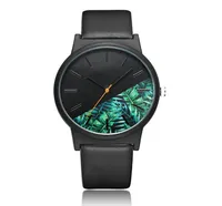 Modetropical Jungle Design Watch Männer Frauen Unisex einzigartige Quarzgelenkwache für Damen Creative Sport Männer Uhr Uhr Clock Geschenk1984348