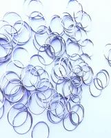 100pcslot 14 мм хромированная нержавеющая сталь кольцо хрустальная люстра шарика детали для шарика аксессуары для соединения восьмиугольника1087583