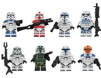KT1042 Space Wars Minifigs Mini Toy Toy Toy Stormtrooper Snowstorm Trooper Building Builds6783024