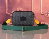 Bolsos de hombro de diseñador Ophidia Ofidia Crossbody Bag Canvas Luxurys Bag Fashion Messenger Handbag de impresión