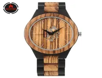 REDFIRE Vintage Fashion Wooden Mens Watches Minimalist Irregular Carving Dial Cool Male Wood Wristwatches Quartz Timepiece Gift2809878