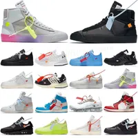 2022 Custom Men Runse Rune Shoes All Trainers Classic Sports Blazer Chaussures Virgil Off Designer Ace Cup Cup Triple White Black Red Sneakers M02
