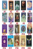 20 Style Tarot Cards Gra Oracle Golden Art Nouveau The Green Witch Universal Celtic Thelema Steampunk Tarots Deck Games DHL4165535