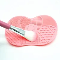 Makeup Brushes Silikonowe podkład Foundera Cleaner Paska Płucna Sprawnik kosmetyczny Make Up Making Making Mat Cleaning Mat 20#