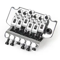 Chrome Floyd Rose Double Breating Tremolo System Bridge for Electric Guitar Parts7512316