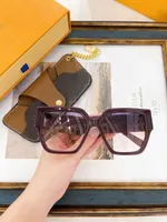 Gafas de diseñador Gafas de sol para hombres y mujeres Marca unisex 1.1 Millonarios Playa Polarizado UV400 Transparente Pink Letter Frames EyeLgasses Sonnenbrille