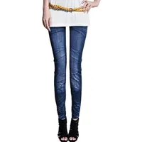 Entiers de mode nouvelle mode sexy jeans mince jeans skinny jeggings extensible pantalon crayon fitness leggins pantalon calca féminina femme plus taille208w