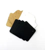 Blank Kraft Paper Jewelry Display Necklace Cards Hang Favor Label Tag For Jewelry Making Diy Accessories5454396