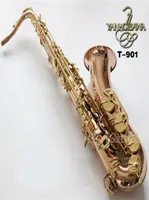 Japan YANAGISAWA T901 B Flat Tenor Saxophone Bb High Quality Gold Plated Performance Instruments Sax With Mouthpiece Case4501352
