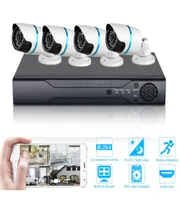 Surveillance 4CH AHD 1080N DVR System Day Night Waterproof Outdoor Camera Kit CCTV Home Security Systems5829988