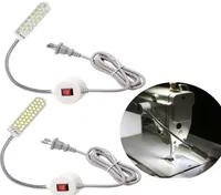 LED Sewing Machine Light Working GooseNeck Lamp調整可能なチューブホームミシンデスク用磁気取り付けベースIndustria3638744