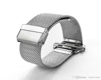 Smart Bands Milan Mesh cinturão 316 pulseira de pulseira de aço inoxidável Strap Strap for Apple Watch Series 3842mm Modelo Universal SIL8010193