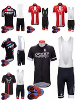 Vilt Team Mens Summer Cycling Korte Mouw Jersey 9D BIB Shorts Set Ademende fietskleding Outdoor Sportwear Ropa Ciclismo F03847459