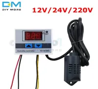 Geïntegreerde circuits LED digitale vochtcontroller DC 12V24V AC 110V220V Hygrometer Regeling Switch Hygrostat Sensor7326449