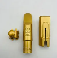 Soprano professionale di alta qualità Soprano Alto sassofono bocchino in metallo oro bombardamento sax bombardamento Accessori dimensioni 5 6 7 8 97867576