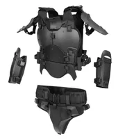 Tactisch Vest Combat Body Armor Suit Airsoft Paintball Assault Protective Gear met elleboogkussen en gordel9501809