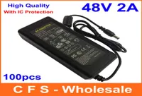 High Quality AC DC 48V 2A Switching Power supply Adapter Desktop Replacement 48V POE Charger Express 100pcs9070880