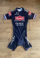 Skinsuit Bodysuit de alta calidad Bodysuit Jersey Cycling Wear 2020 Alpecin Fenix ​​Pro Team 3 Colors con banda de potencia SITEXS9892295