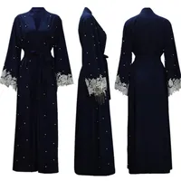 Mesdames Abaya Dubai Robe de mode musulmane Lace Lace Longe Kaftan Ramadan Eid Islamic Clothing Abayas for Women Robes S-2xl320k