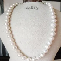 Fine Pearls Jewelry new 18 11-12 MM SOUTH SEA NATURAL White PEARL NECKLACE 14K GOLD CLASP260x