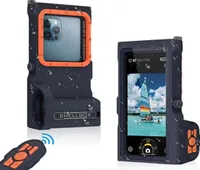 Casos de teléfonos celulares de 15 m de buceo Protección impermeable adecuada para 12 13 Video de cámara submarina Control Bluetooth Teléfono móvil Shell952612