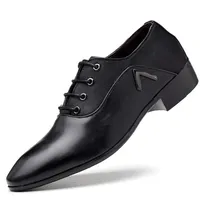 Svart br￶llopssko herrar l￤der herrar formella aff￤rskor stora storlekar oxford skor f￶r m￤n scarpe uomo eleganti chaussure homme buty m273r