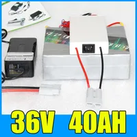36V 40AH Lithium Battery Pack 42V 1000W Electric bicycle Scooter solar energy Battery Free BMS Charger Shipping