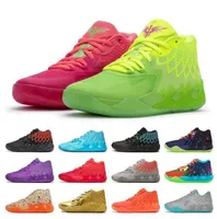 2023 Lamelo Ball MB 01 Buty do koszykówki Rick Red Green and Morty Galaxy Purple Blue Grey Black Queen Buzz Melo Sports But Trainners