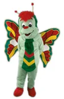 New Light Green Butterfly Mascot Costume Adult Size Mascotte Mascota Carnival Party Cosply Costume Fancy Dress-up Suit