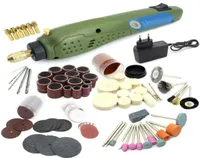 Professionella borrbitar Mini Power Rotary Tool Electric Slevering Accessories Set f￶r Dremel Gravering Machine Kiteu Plug8213893