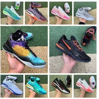 Kobe Mamba 6 Protro Grinch basketbalschoenen Mambacita Bruce Lee Big Stage Chaos 5 Rings Metallic Gold Zoom G.T. Cut Violet Crimson Mens Trainers Sports Outdoor Sneakers