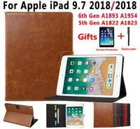 Premium Leather Smart Case for Apple iPad 97 2018 6 6. generacja A1893 A1954 97 2017 5 5. generacji A1822 A1823 Cover Filmpen9593602