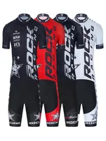 프로 팀 록 레이싱 사이클링 저지 여름 사이클링 의류 로파 클리 미스 모 남성 짧은 자전거 셔츠