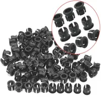 Lamp Covers & Shades 5mm Black Plastic LED Mounting Clip Holder Panel Display Case300Q