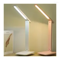 Table Lamps Dimmable Led Lamp Charging Smart Portable For Study Warm Light Creative Bedside Bedroom Barra De Luz