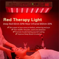 2021 Rödljus PDT icke-flimrande 660Nm 850nm 1500W llllt Infraröd LED Red Light Therapy-enhet för ledvärk i hudvård med Timing278J