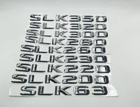 Для Mercedes Benz SLK Class W171 SLK63 SLK200 SLK220 SLK230 SLK260 SLK280 SLK300 SLK320 SLK350 CAR Chrome Alphabet Sticker E2149880