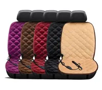 New Heating Car Seat Cover 12V Heated Auto Front Seat Cushion Plush Heater Winter Warmer Control Electric Heating Protector Pad16076381