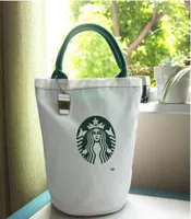 Grote Starbucks canvas draagtas handtas vat vorm schouder eco 11 stijlen boodschappentas lunchbag5438110
