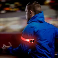 LED bieżący sprzęt opaska na rękę opaskę na opaskę Pasek blasku w ciemnym pasku klapsy na rowerze do jazdy na rowerze