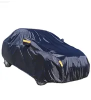 Autoabdeckungen Taft mit schwarzem Oxford -Stoff wasserdichte Sonnenschutzmittel Regenfisch Stoffwagen für Ford Jeep Kia J2209072995500