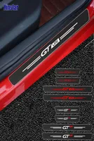 4PCS GT GTLine Carbonfaser -Autot￼ranbieter -Schutzaufkleber f￼r Peugeot 106 107 108 206 207 208 2008 3008 306 308 307 508 4077283989