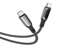 1pcs Gemi Hoco 12m 100W USBC Tip C Telefon Kabloları 5A PD Hızlı Şarj LED Dijital Ekran Kablosu MacBook iPad Hızlı Şarj 2731499