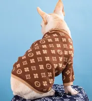 23ss 2style Dog Apparel Knitting Sweater Casual Luxury Classic Presbyopia Letter Knitting Designer Thicken Warm Wool Hoodies Coats Pet Clothes Clothing Puppy