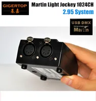 TIPTOP Selling 5 Pin USB DMX Martin Lightjockey Software Interface DMX USB Controller 1024 Channels Stage Lighting Console5536118