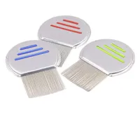 1pc Stainless Steel child Hair brush remove lice comb Head Lice high density teeth nit comb Hair louse Terminator3344002