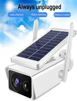 IP Cameras 3MP Solar Battery Powered WiFi Surveillance Security Weatherproof 66 PIR Alarm Night Vision ICSEE 2210227559063